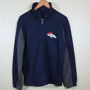 G3 Denver Broncos Size Medium NFL Full Zip Medium Wieght Jacket
